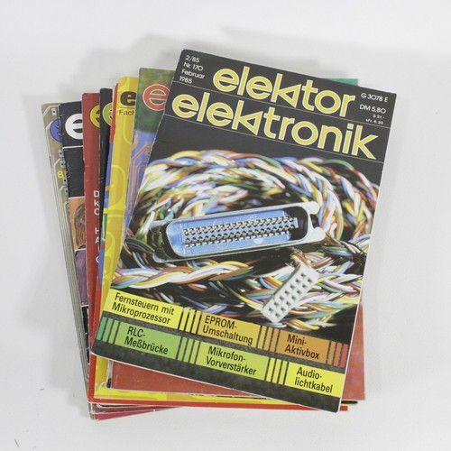 Stück alte hefte elektor - hefte,