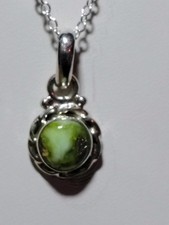 Sterling Silber Grün Variszit