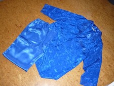 Satin Pyjama Avance blau mit