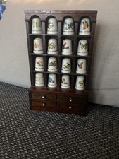 Fingerhutsammlung Setzkasten 