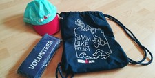 Ironman Beutel mit Cap und