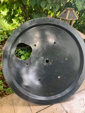 GFK Deckel 120cm rund schwarz, wie Foto