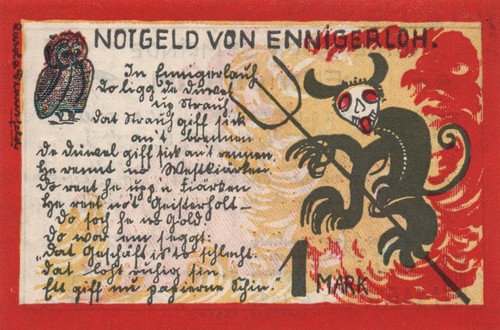 Verschiedene scheine notgeld - verschiedene,
