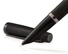 Füllhalter Diplomat Viper, Füller schwarz guillochiert, verdeckte Feder F/M
