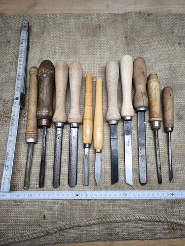 ältere drechseleisen - 11,