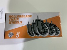 Ikea Bürostuhl Rollen 5 Stück Ferghana 10mm x 22mm Hartboden