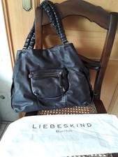 Dunkelbraune weiche Tasche v. Liebeskind m. einzeln kl. Flecken, Neu, ungetragen