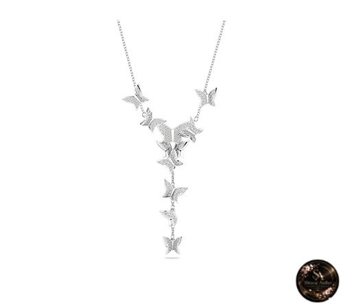 Swarovski lilia halskette - swarovski, y-halskette