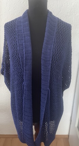Ulla popken strickjacke blau - popken,