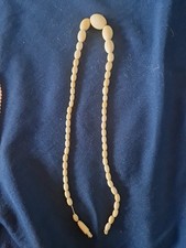 Elfenbein Kette, Klassisch Kurz Kugeln, Vintage