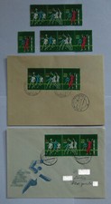 DDR ETB und Dreierstreifen (**) Handball WM 1974, Mi W Zd 299
