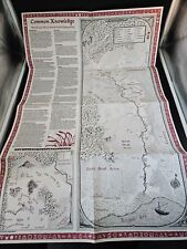 Rune Quest Avalon Hill 1992 Common Knowlede Zola Fel Valley and Prax Karte Map