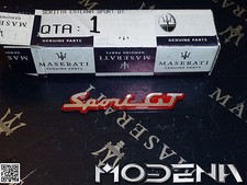 Maserati emblem schriftzug rot - maserati,