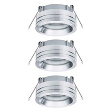 3 x Paulmann Einbauleuchten Spot-Set Curl schwenkbar Alu IP23 max. 3 x 35W