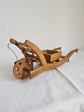 Schubkarre Deko Pflanzkarre 30 cm Vintage, z.B. für Trockengesteck