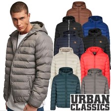 Urban Classics Herren Bubble Jacke Steppjacke Winter Übergangs Kapuzenjacke