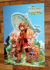 Monster Hunter Tri 3 Rune Factory Frontier Promo Poster 56x40cm Nintendo 3DS Wii