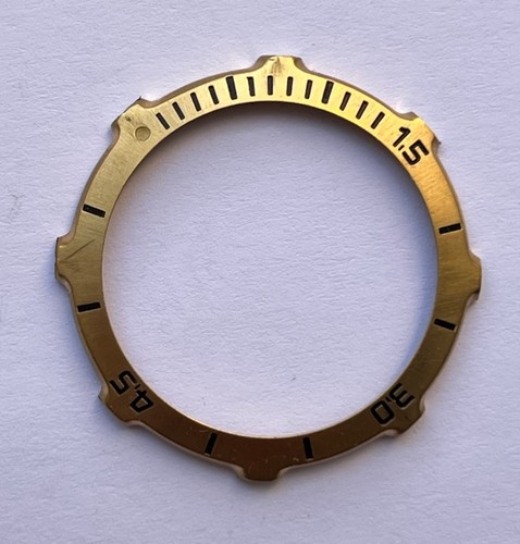 Goldene drehbare lünette für - goldene,