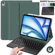 Hülle mit Touchpad Tastatur Maus Für iPad Air 11" M2 M3 /Pro 11" M4 M5 2024/2025