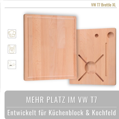 Schneidebrett groß t7 - schneidebrett,