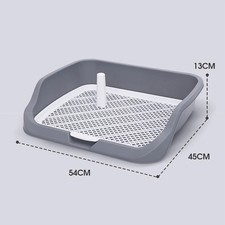 Hunde Toilette Trainings WC Haustier Spritzwassergeschützt Kunststoff