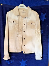 Jeansjacke beige Gr. 34, Fa
