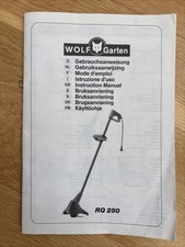 Gebrauchsanweisung Wolf Garten