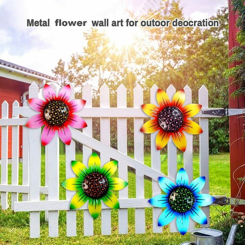 Home metall blumen - home, wanddeko
