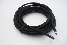 Textilkabel schwarz 2-adrig 2x0,75mm² Flachleitung - 5m