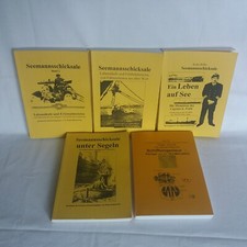 5 Bände Seemannsschicksale Ruszkowski | Gelbe Zeitzeugen Buchreihe