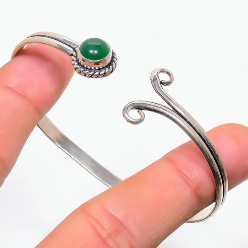 Grüner onyx runde form - runde,
