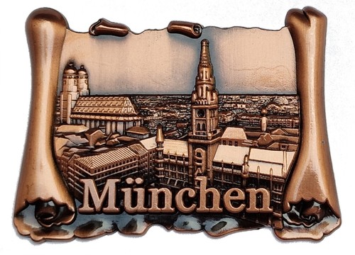 Kühlschrankmagnet münchen - münchen, 3d