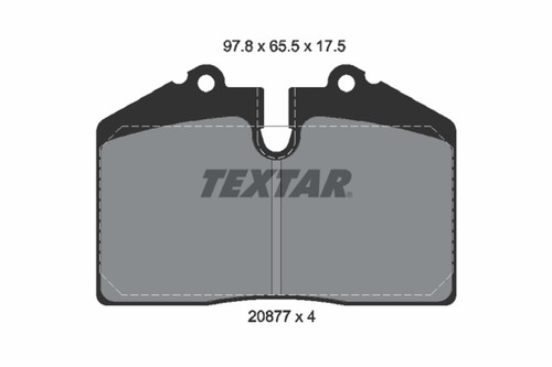 Textar bremsbelagsatz - textar,