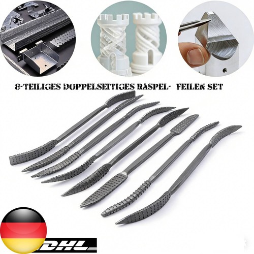 Tlg doppelend raspelfeilen - 8-tlg, doppelend-raspelfeilen