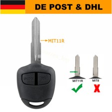Schlüssel Gehäuse passend für Mitsubishi ASX Lancer Outlander Space Star Grandis