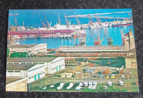 Constanta hafenansicht von - ak,