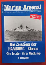 Marine Arsenal Sonderheft Band 21, DIE ZERSTÖRER DER HAMBURG - Klasse