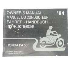 Honda PA 50 Handbuch Bedienungsanleitung Manual Fahrerhandbuch  B0292