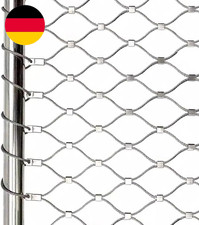 RAUMPA Maschendrahtzaun 80 Cm Hohe, Zaun Netz Edelstahl Metall Maschen 10Cm Gart