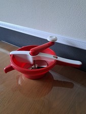 Tupperware Passiermühle Flotte Lotte Purierchef Rot