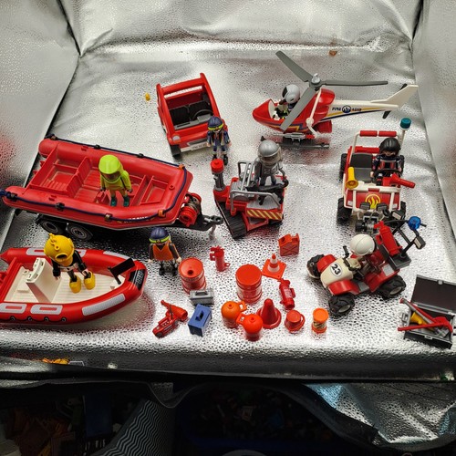 Playmobil feuerwehr konvolut - playmobil,