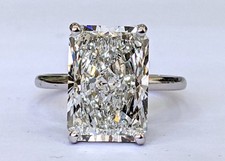 Ring- Verlobungsring 18 kt Weißgold,7.01c Verlobungsring