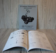 ZF Ersatzteilliste für Traktor Getriebe A15