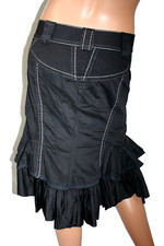 MARITHE FRANCOIS GIRBAUD! DESIGNERROCK ZIPFELROCK DAMENROCK SKIRT DRESS D36 #R16
