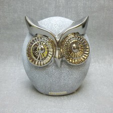 Formano Eule Stone silber grau