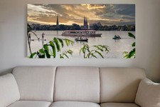 Leinwandbild: Die Hamburger Alster - Fotos Bilder Wandbilder Poster Hamburg