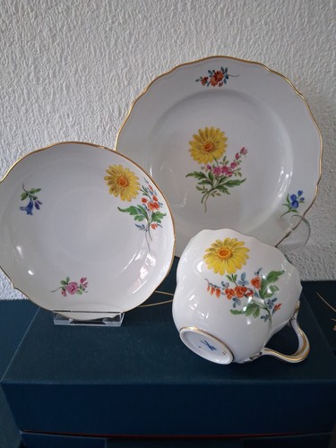 Meissen kaffeeset gelbe - kaffeeset, "gelbe