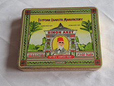 Alte Blechdose Egyptian Cigarette Manufactory Simon Arzt • No. 70L Large Size
