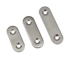 10x Edelstahl Lochplatte