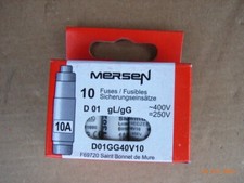 Sicherung D01 Neozed 10A 10Stk. Sicherungseinsatz